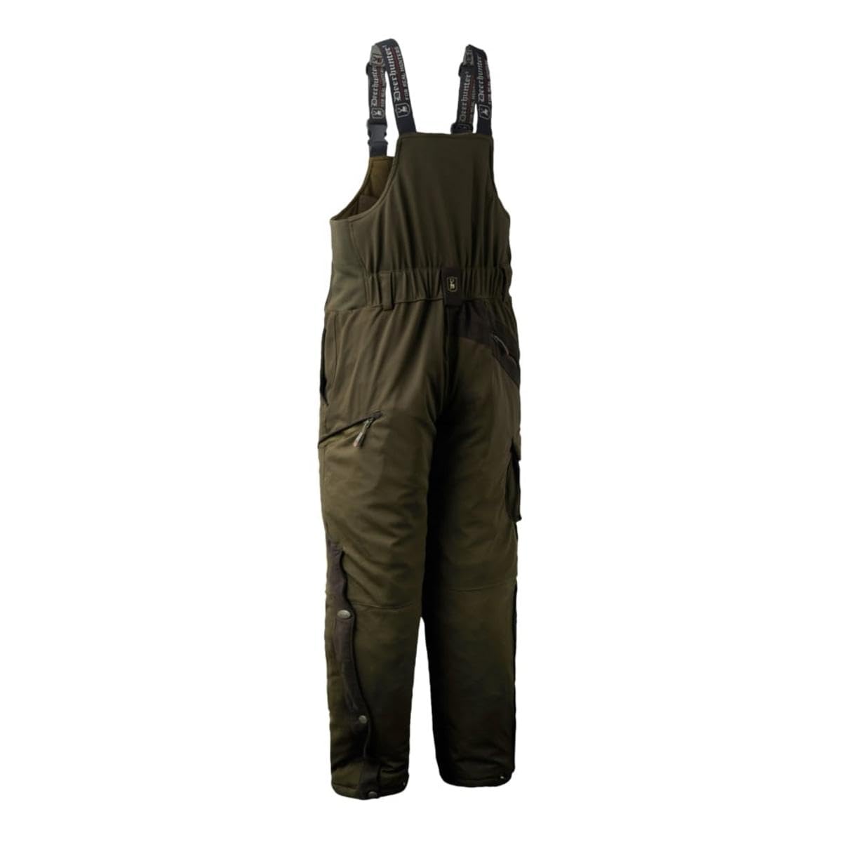 Deerhunter Muflon Bibs - Green C62 Hunting Overalls for Men - Waterproof & Durable Hunting Pants for Outdoor Adventures, Hunting, and Field Work