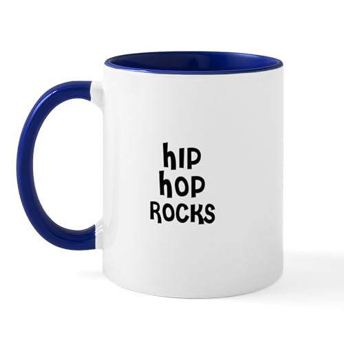 White/Navy Inside - HIP HOP ROCKS Mug