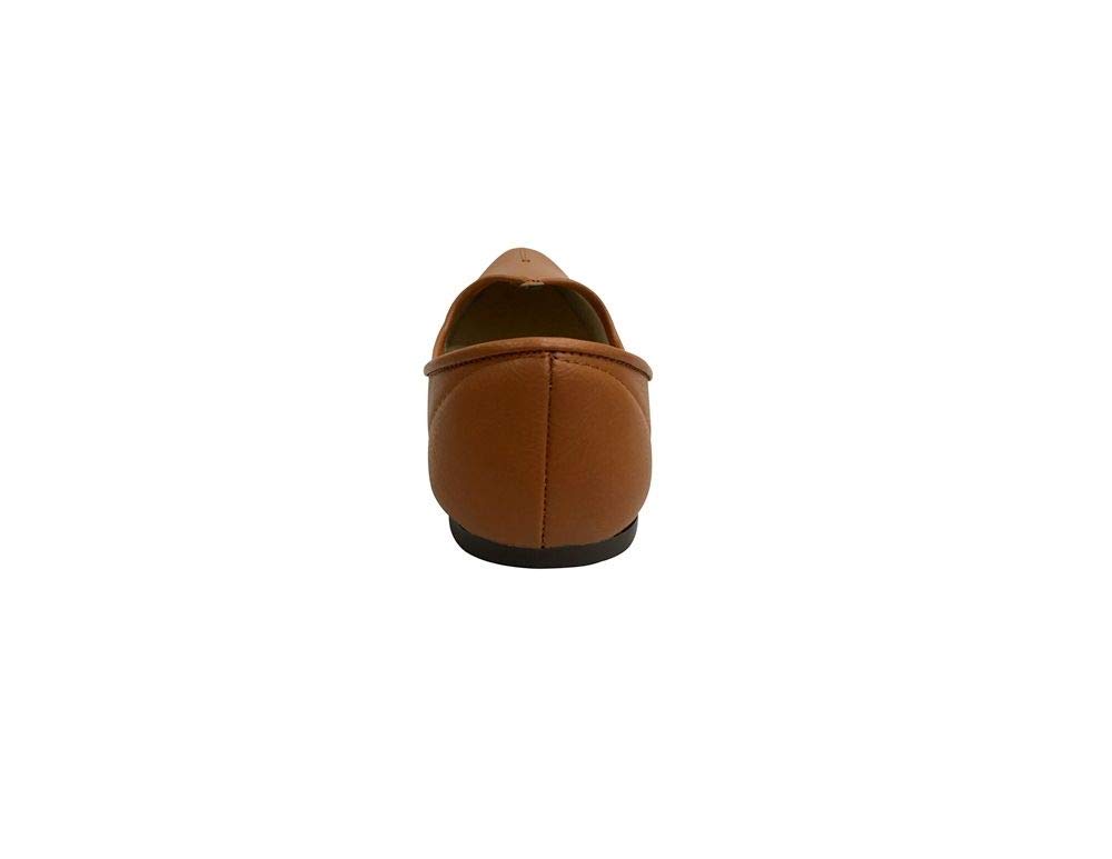 Men's Tan Juttis Indian Khussa Shoes - Handmade Traditional Ethnic Footwear for Weddings, Parties & Casual Wear | Comfortable Leather Slip-Ons for Cultural Events & Daily Use