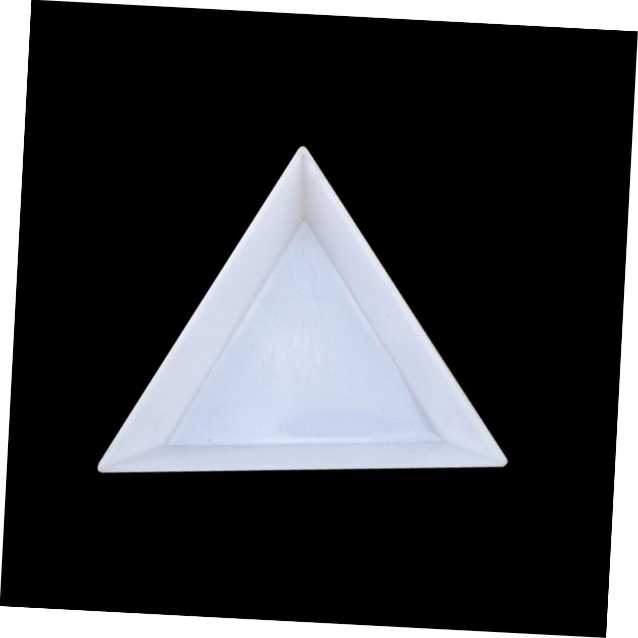 Artibetter 24pcs White Plastic Triangle Bead Sorting Trays - Organize Rhinestones, Beads & Craft Supplies for Jewelry Making, Scrapbooking & DIY Projects