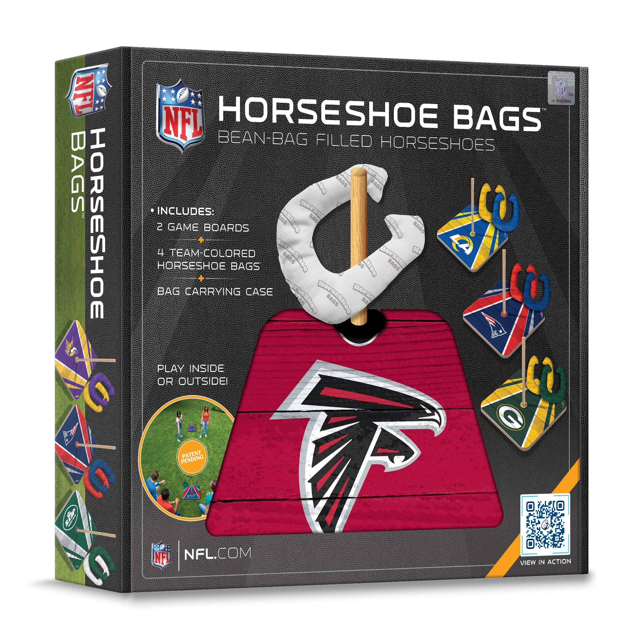 YouTheFan NFL Atlanta Falcons Horseshoe Bags - Officially Licensed Team Logo Crossbody Purse for Women & Men - Perfect for Game Day, Tailgating, and Falcons Fan Gifts