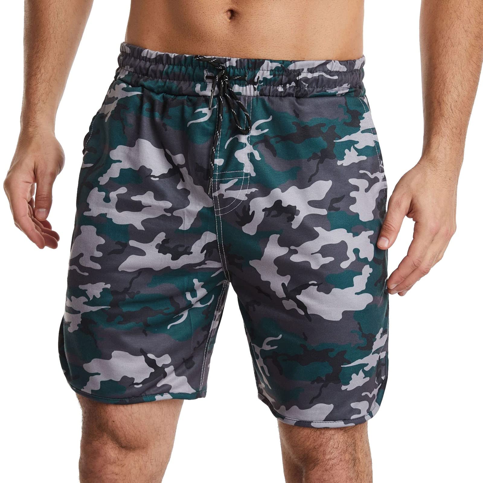 **Men's Quick-Dry Athletic Hiking Shorts - Breathable Cotton Golf & Workout Shorts - Regular Fit for Running, Gym & Outdoor Activities**    *(Use for hiking, golf, gym workouts, running, and casual outdoor adventures.)*