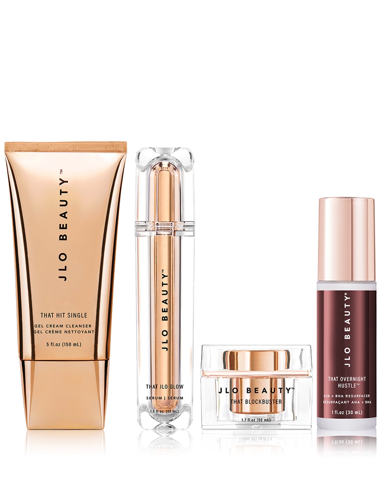 4PC THAT JLO STARTER KIT (Full Size) - Complete Makeup Set for Flawless Beauty - Perfect for Everyday Glam & Special Occasions