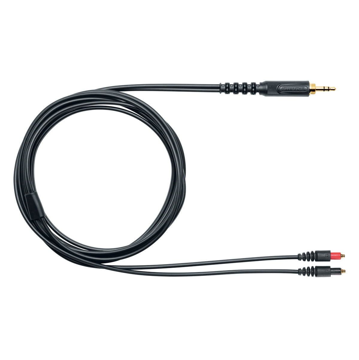 Shure HPASCA2 Dual Exit Replacement Cable for SRH1440 & SRH1840 Headphones - High-Quality Audio Upgrade for Studio Recording & Professional Listening