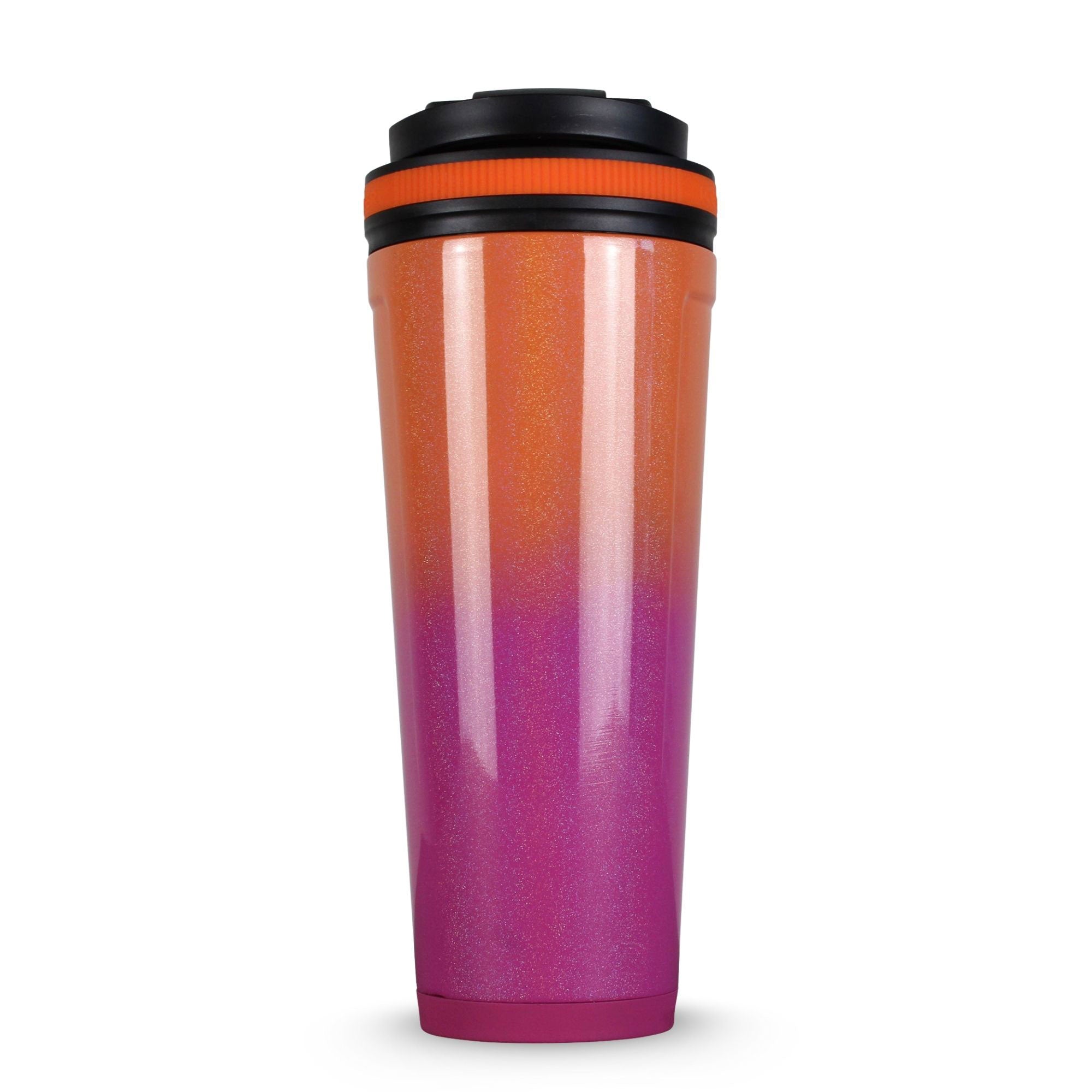 Premium Stainless Steel Ice Shaker Bottle - Leakproof Protein Shaker for Gym, Workouts & Travel - BPA-Free Fitness Water Bottle with Mixing Ball - Ideal for Protein Powder, Pre-Workout & Smoothies