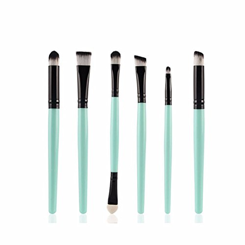 6Pcs Professional Eye Makeup Brush Set for Concealer, Eyeshadow & Canthus - Perfect for Smokey Eye, Winged Liner & Detailed Makeup Application