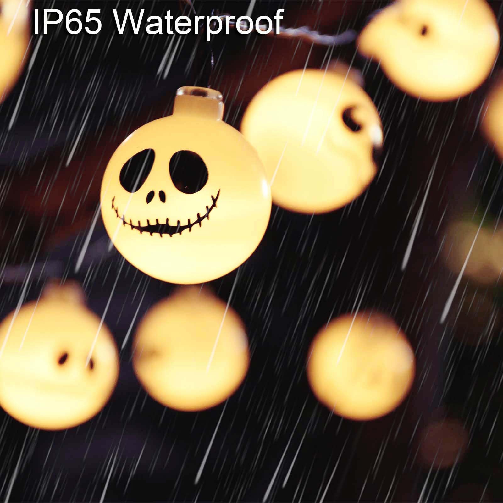 30 LED Battery Operated Halloween Lights - Indoor/Outdoor Waterproof String Lights for Home, Bedroom, Patio, Balcony - Perfect for Halloween Party Decorations, Christmas, Wedding & Garden Lighting