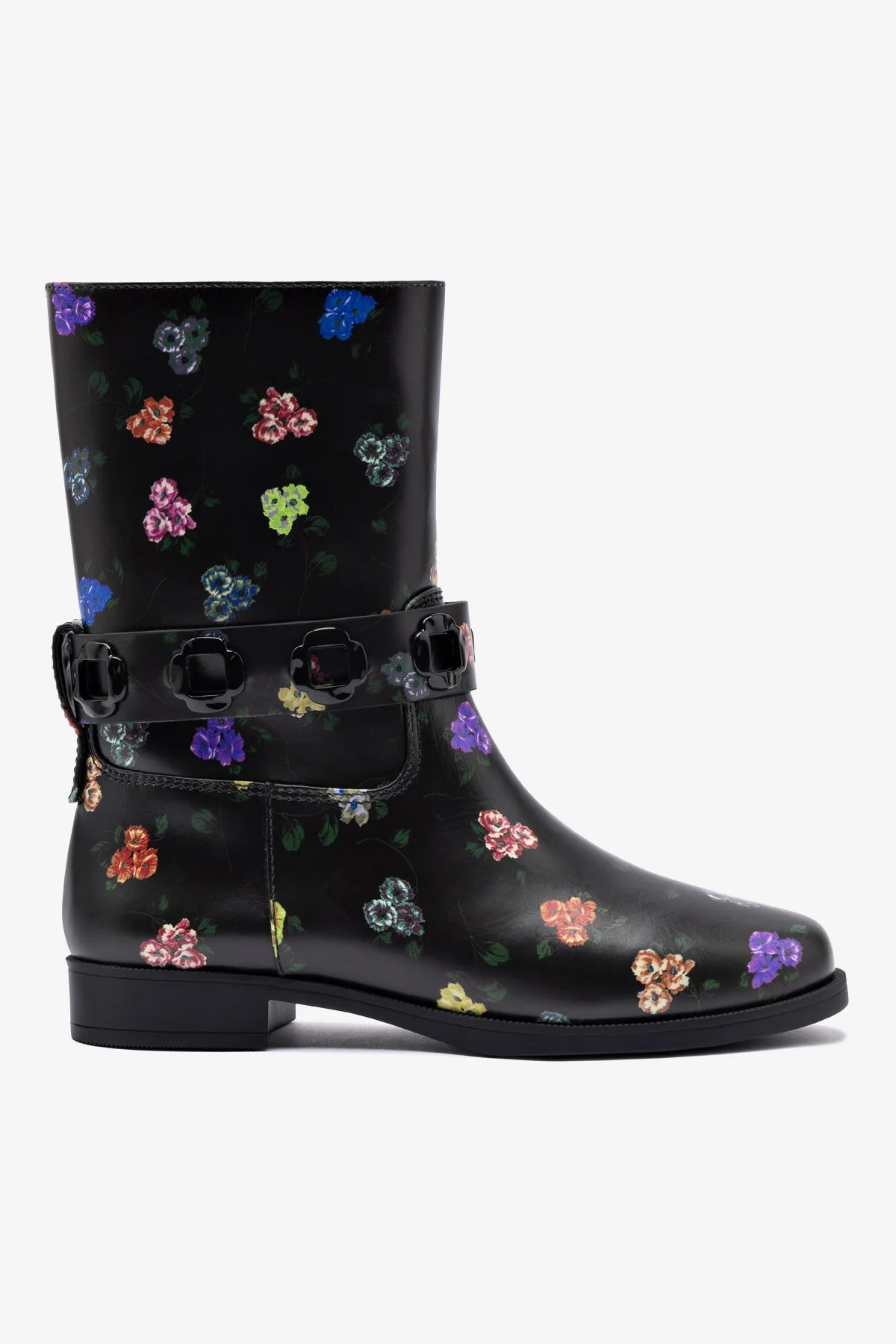 Larroudé x Libertine Milan Flat Bootie in Antique Primrose - Stylish Women's Ankle Boots for Fall & Winter Fashion, Perfect for Office, Date Night and Casual Outfits
