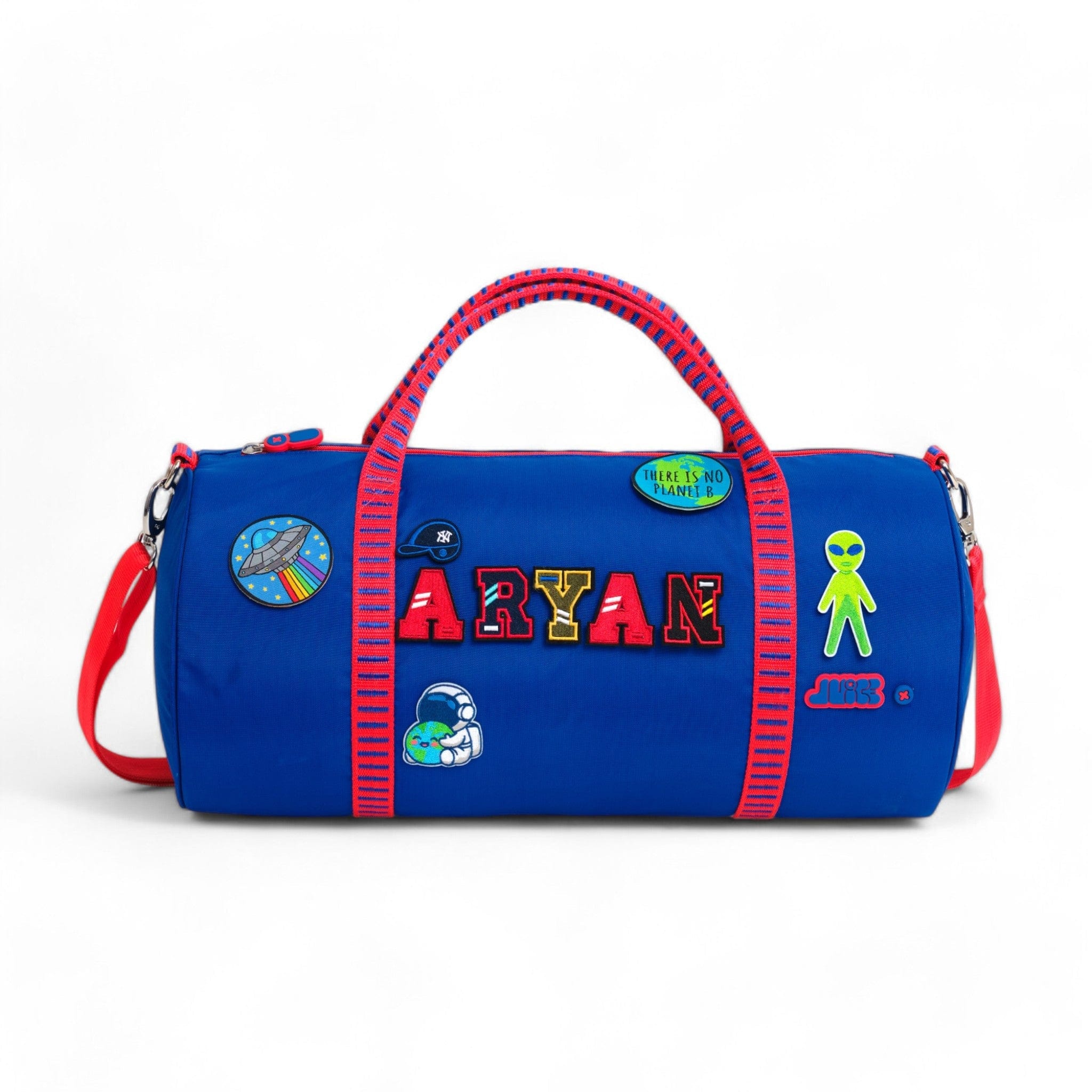 Moji Duffle Bag - Bomba Blue Waterproof Travel Duffel for Gym, Sports & Weekend Getaways | Lightweight Carry-On Luggage with Shoulder Strap