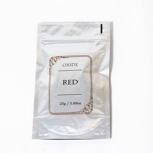 Red Oxide Mineral Powder - 25g Natural Pigment for Soap Making, Cosmetics & DIY Crafts | Perfect for Art Projects, Bath Bombs & Natural Dyes