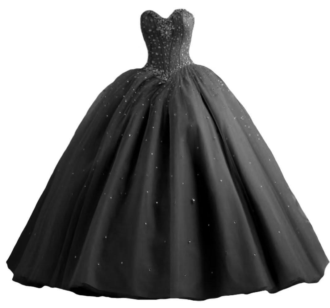 Elegant Silver Sequin Ball Gown for Women - Formal Prom Party Long Dress - Perfect for Evening Galas, Weddings & Special Occasions