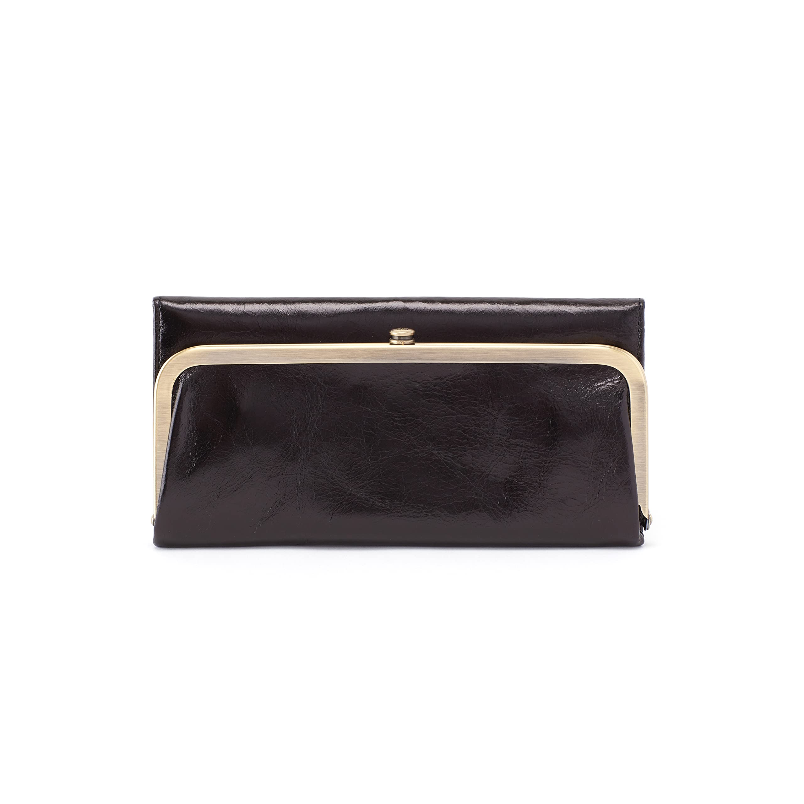 HOBO Rachel Clutch Wallet for Women - Genuine Soft Leather Crossbody Purse with Magnetic Closure & Zipper Pocket | Stylish Handbag for Evening Parties, Date Nights & Special Occasions