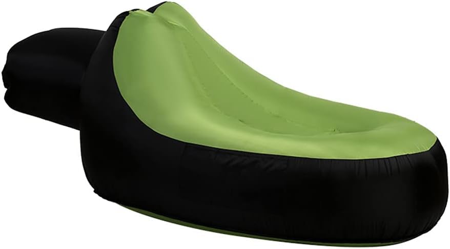 LUTEM Inflatable Couch - Portable Camping Chair with Quick Setup, 126x68x88.5cm Green Inflatable Sofa for Outdoor Adventures | Perfect for Beach, Picnic, Hiking, Backpacking & Backyard Relaxation