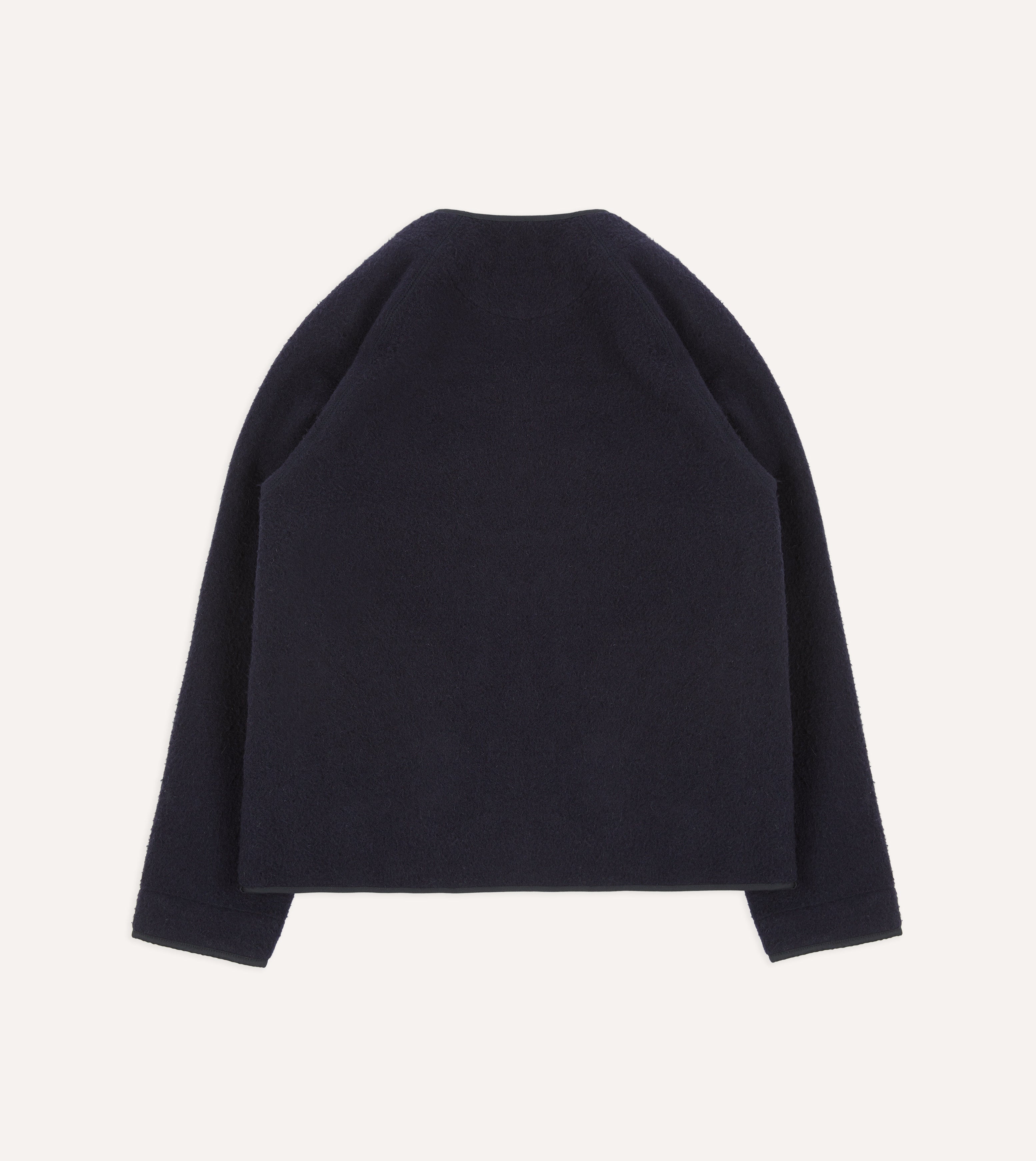 Premium Navy Blue Casentino Wool Cardigan for Men & Women - Soft & Warm Winter Pullover - Perfect for Office, Travel & Casual Outfits