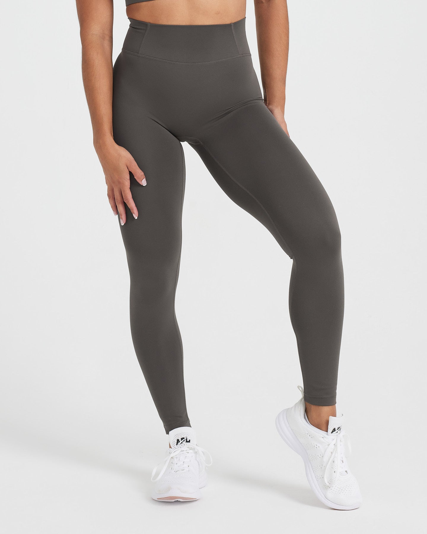 Timeless High-Waisted Leggings for Women | Deep Taupe | Yoga, Workout & Everyday Wear