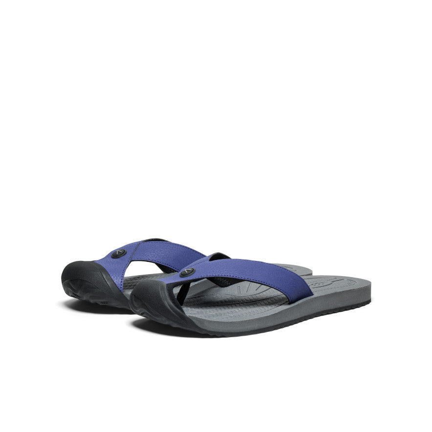 Men's Barbados Flip Flops - Comfortable Beach Sandals for Summer | Skipper Blue/Black | Perfect for Pool, Beach, and Vacation Wear