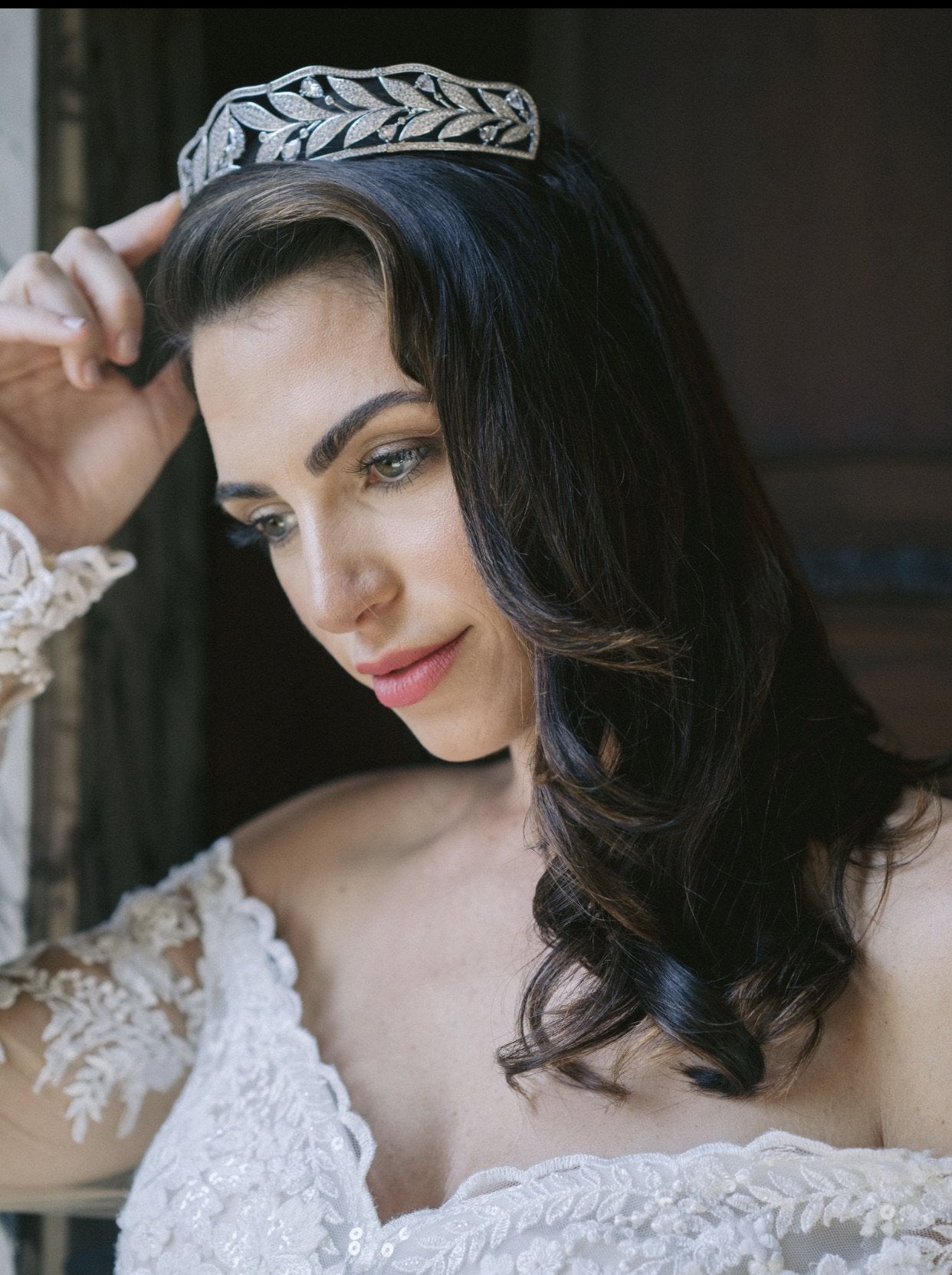 LILIAN Bandeau Tiara - Elegant Rhinestone Headband for Women | Perfect for Weddings, Prom, Bridal Shower & Special Occasions