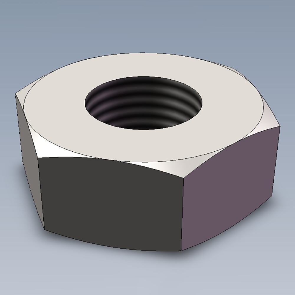 MM493C 42 Hex Nut M6 - High Strength Stainless Steel Fastener for Automotive, Machinery & DIY Projects