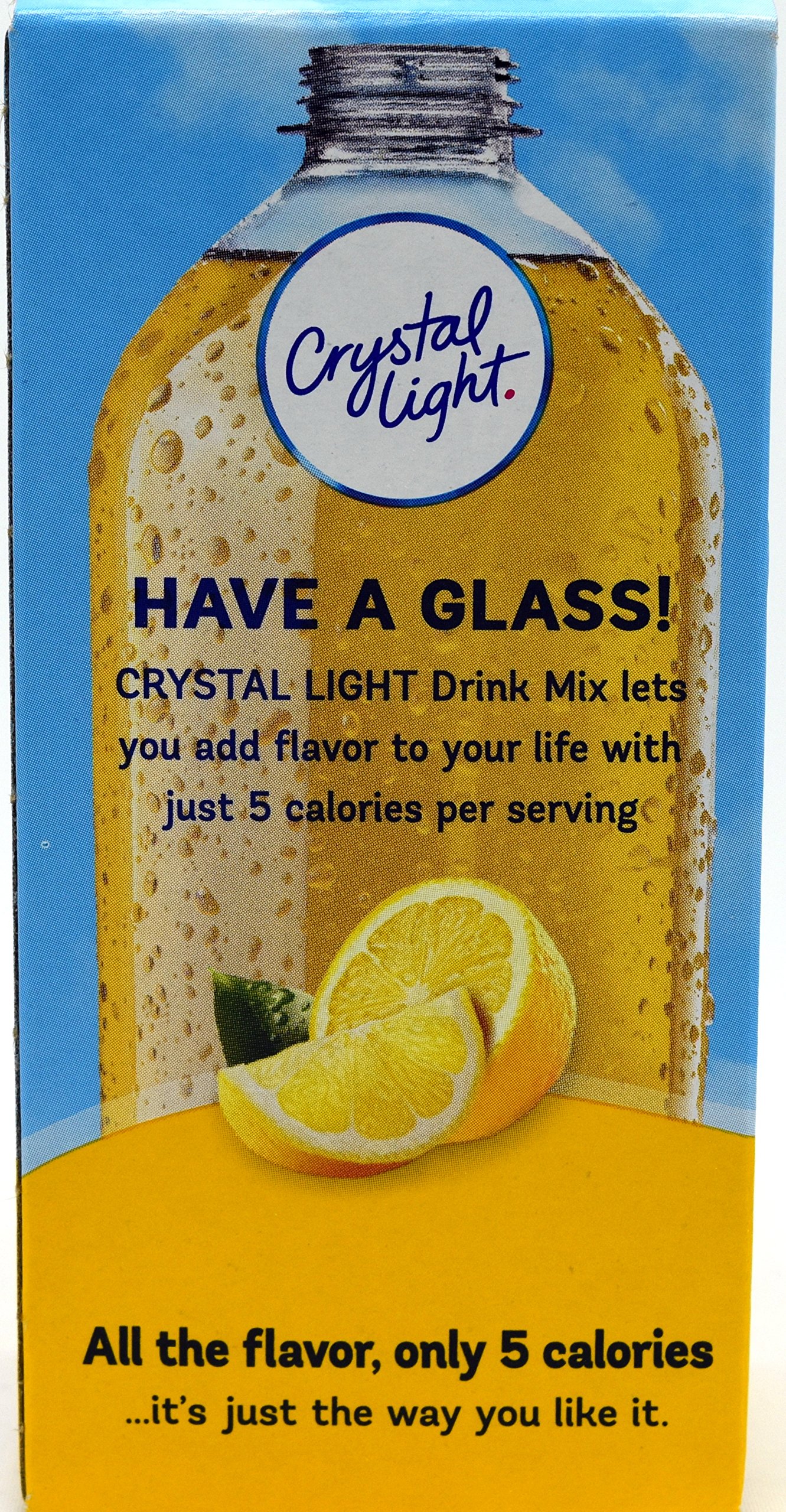 Crystal Light On The Go Natural Lemonade Drink Mix - 10 Packets per Box (Pack of 30) | Sugar-Free & Low-Calorie Powdered Beverage for Hydration | Perfect for Travel, Gym & Office