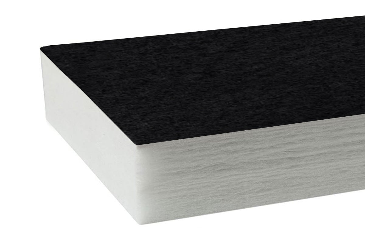 Autex Quietspace Acoustic Wall Panel with Vertiface - 2400H x 1200W x 104D - Soundproofing Foam Panels for Home Theater, Office & Recording Studio Noise Reduction
