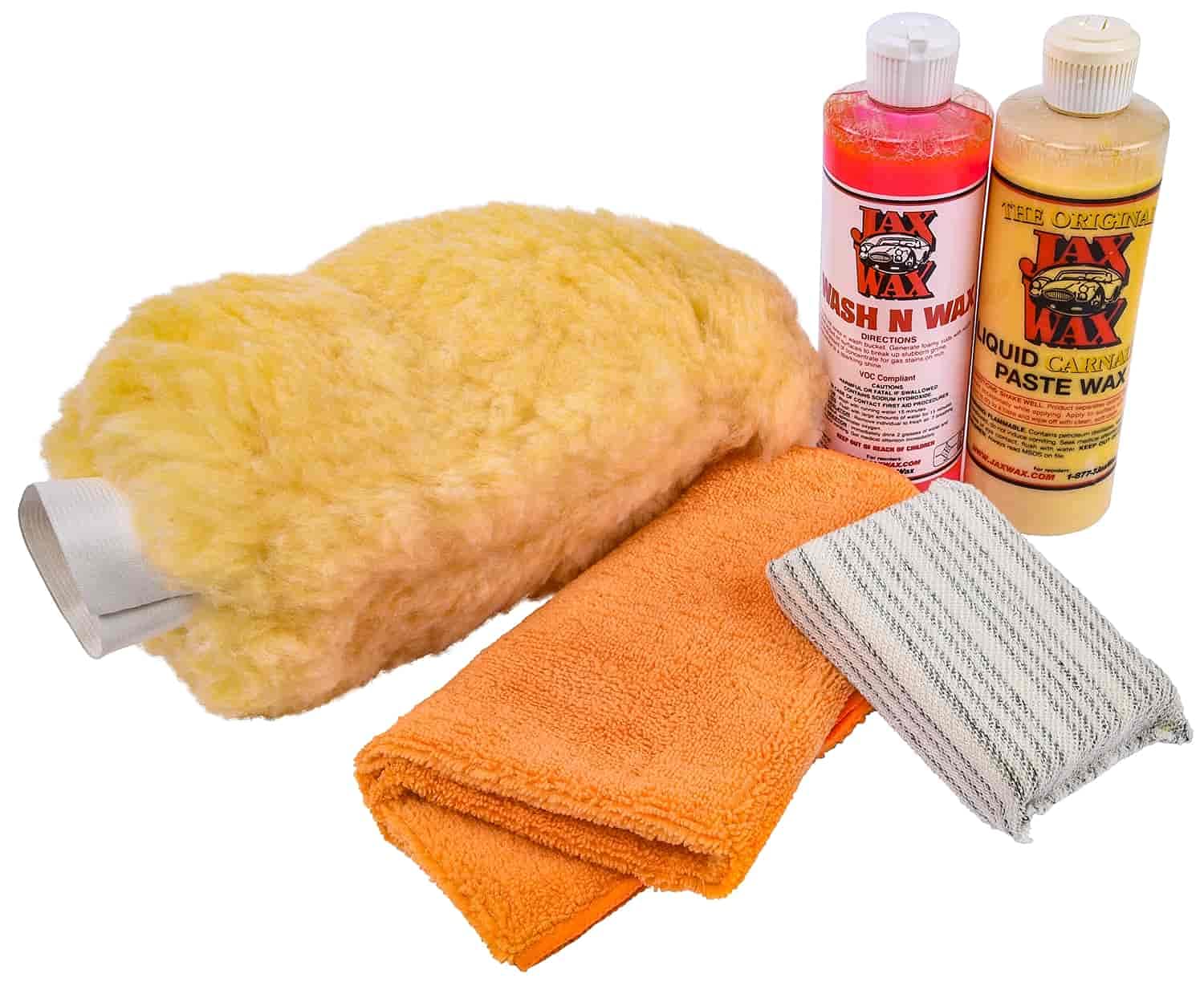 Jax Wax JWKCB1 Premium Car Wash, Wax & Exterior Detailing Kit – Complete Auto Cleaning Solution for Shine & Protection – Perfect for Cars, Trucks & SUVs