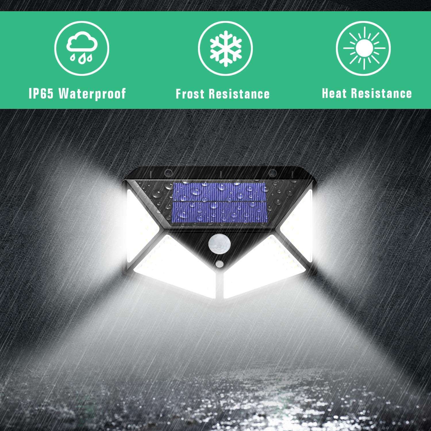 100 Waterproof LED Solar Fairy Lights Outdoor - 8 Lighting Modes, 4 Pack - Perfect for Home, Garden, Patio, Wedding, Party & Holiday Decorations