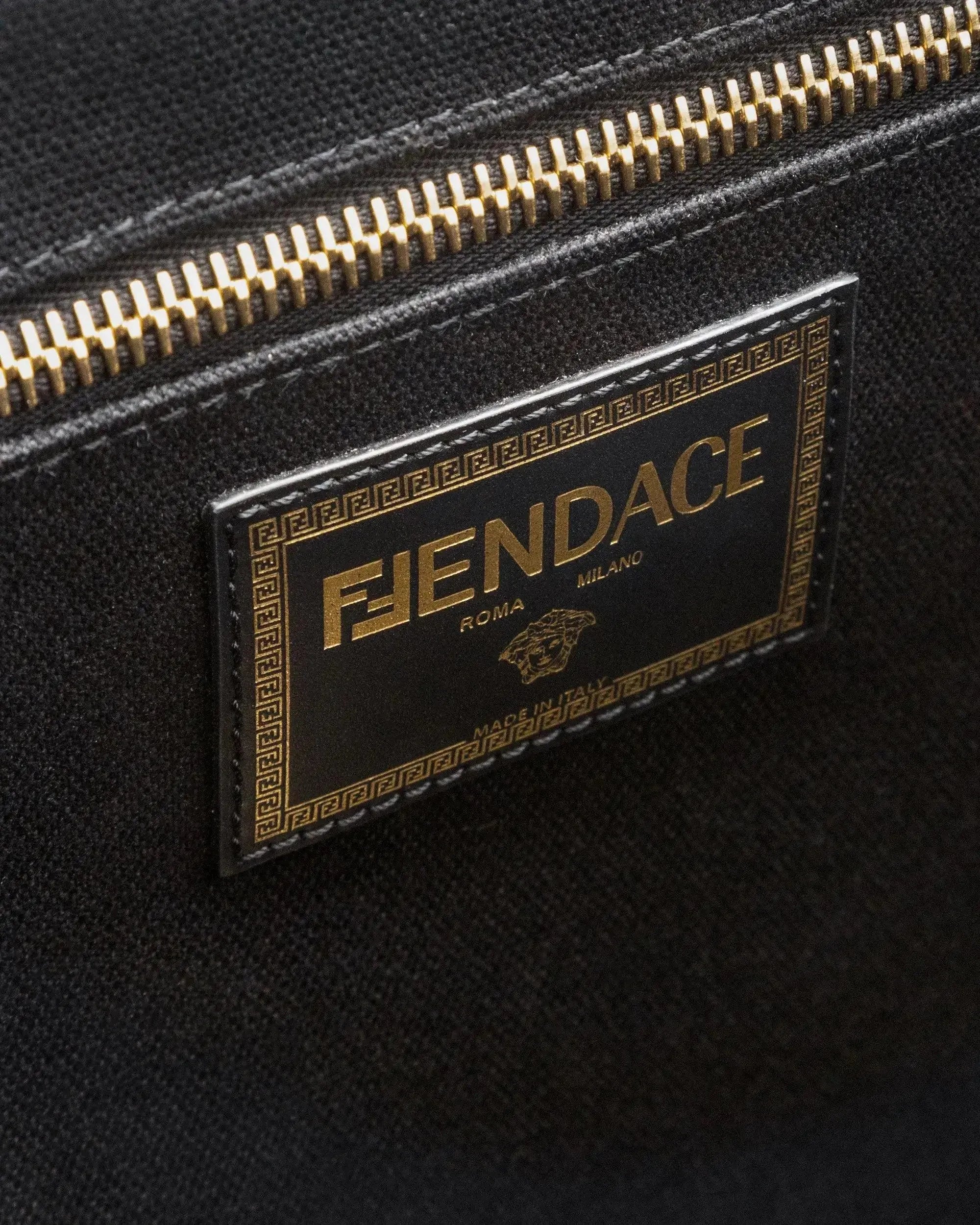 Fendi X Versace FENDACE Designer Shopping Tote Bag - Luxury Crossbody Handbag for Women, Perfect for Work, Travel & Everyday Use