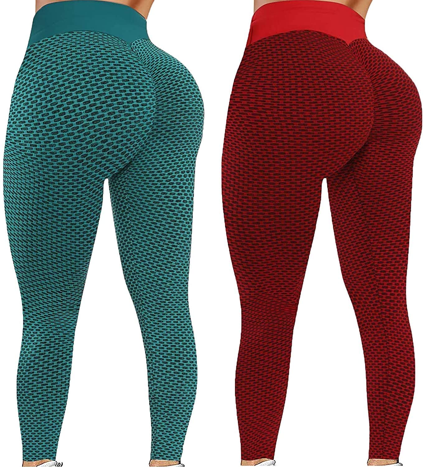 GUREN Butt Lifting Leggings for Women - High Waisted Tummy Control Yoga Pants for Workout & Running | Shapewear for Gym, Lounge & Everyday Wear