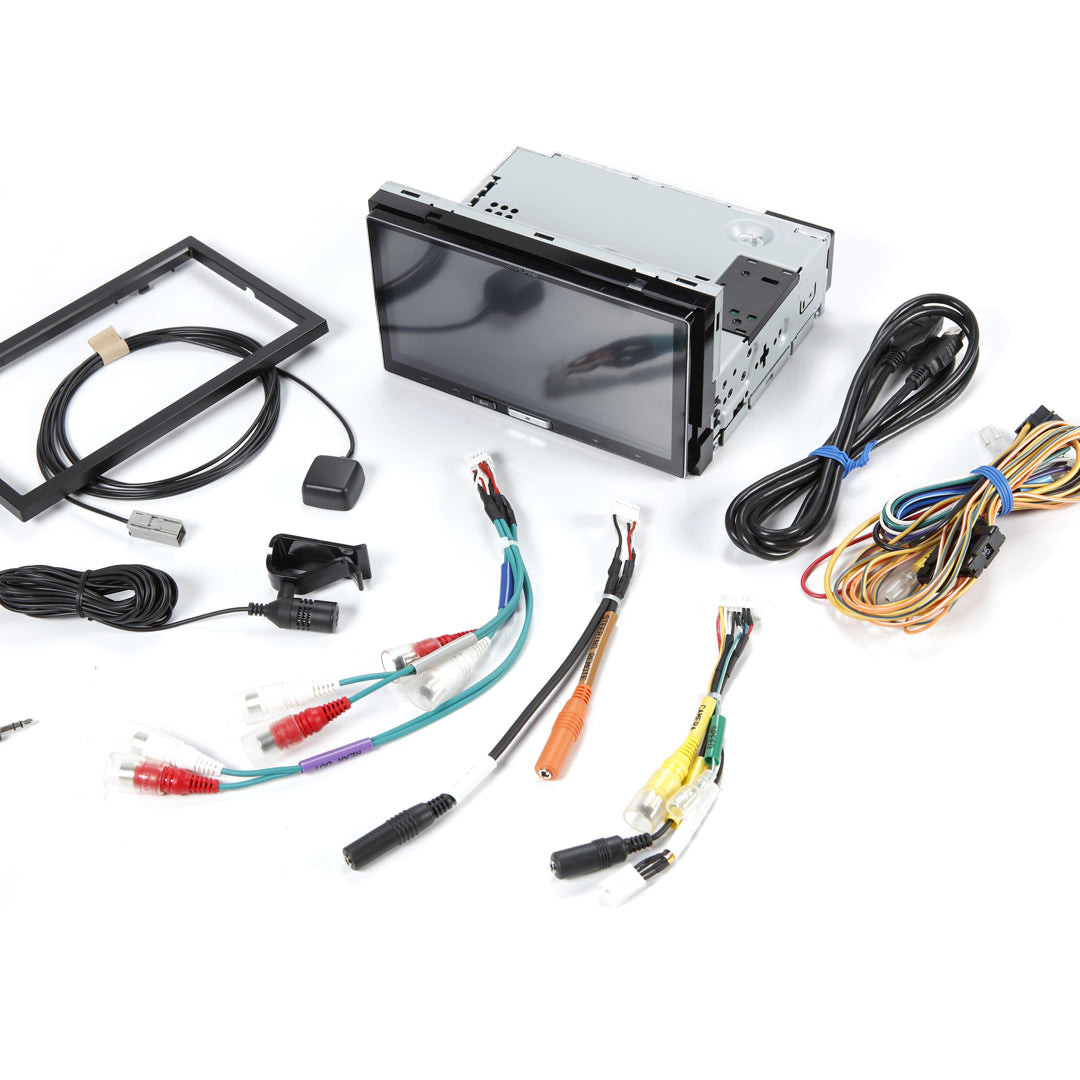 Alpine iLX 107 7-inch Double DIN Mechless Car Stereo with Wireless Apple CarPlay - Perfect for Jeep, Truck & SUV Upgrades