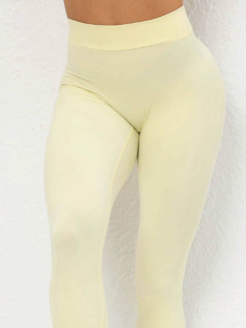 ZASUWA Women's High Waisted Scrunch Butt Lifting Leggings - Deep V Back Yoga Pants for Workout, Gym & Casual Wear