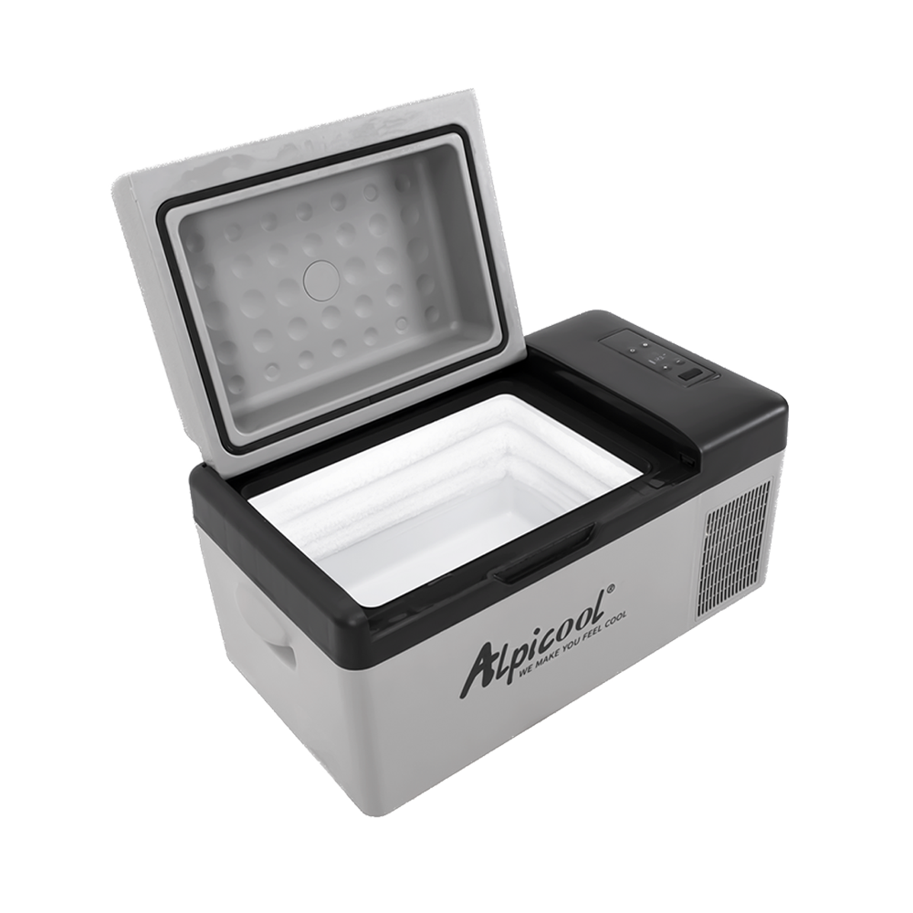 Alpicool C20 12V Portable Car Refrigerator Freezer - 20 Quart Compact Cooler for Road Trips, Camping & Outdoor Adventures - Dual Zone Cooling & Energy Efficient