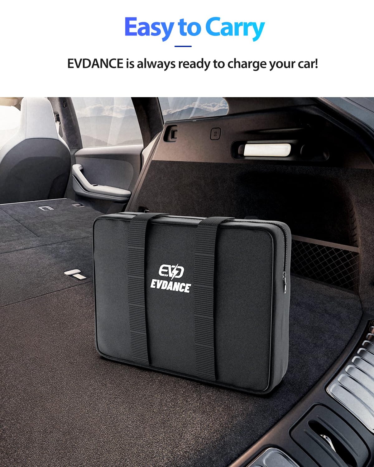 32 Amp Level 2 EV Charger - 7.68KW Portable Electric Vehicle Charging Station with 25ft Cable & NEMA 14-50 Plug - J1772 Compatible with All EVs - Perfect for Home, Garage and Outdoor Charging
