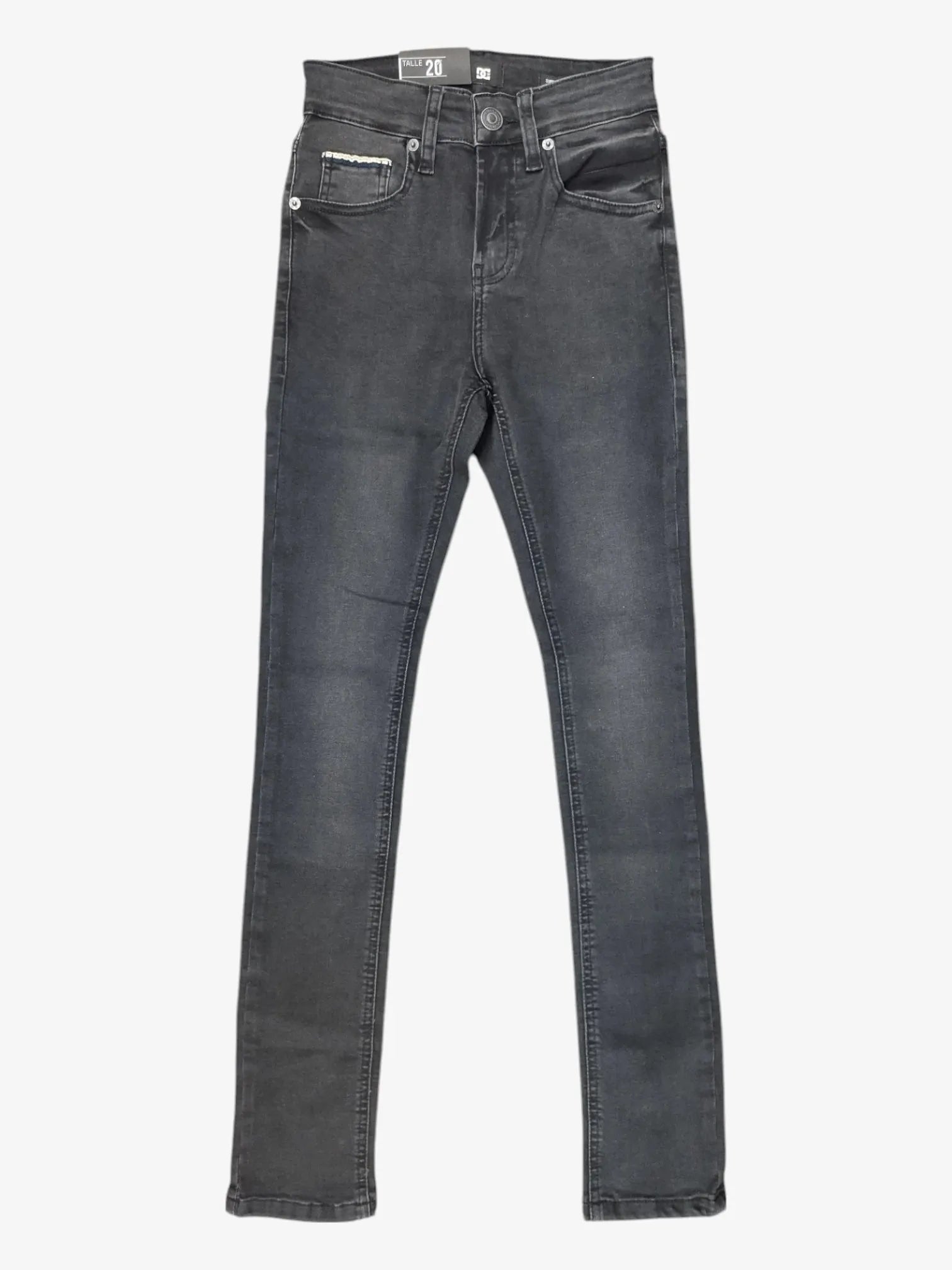 DC Work Super Skinny Jeans for Boys - Black Denim Pants for School, Casual Wear & Everyday Outfits