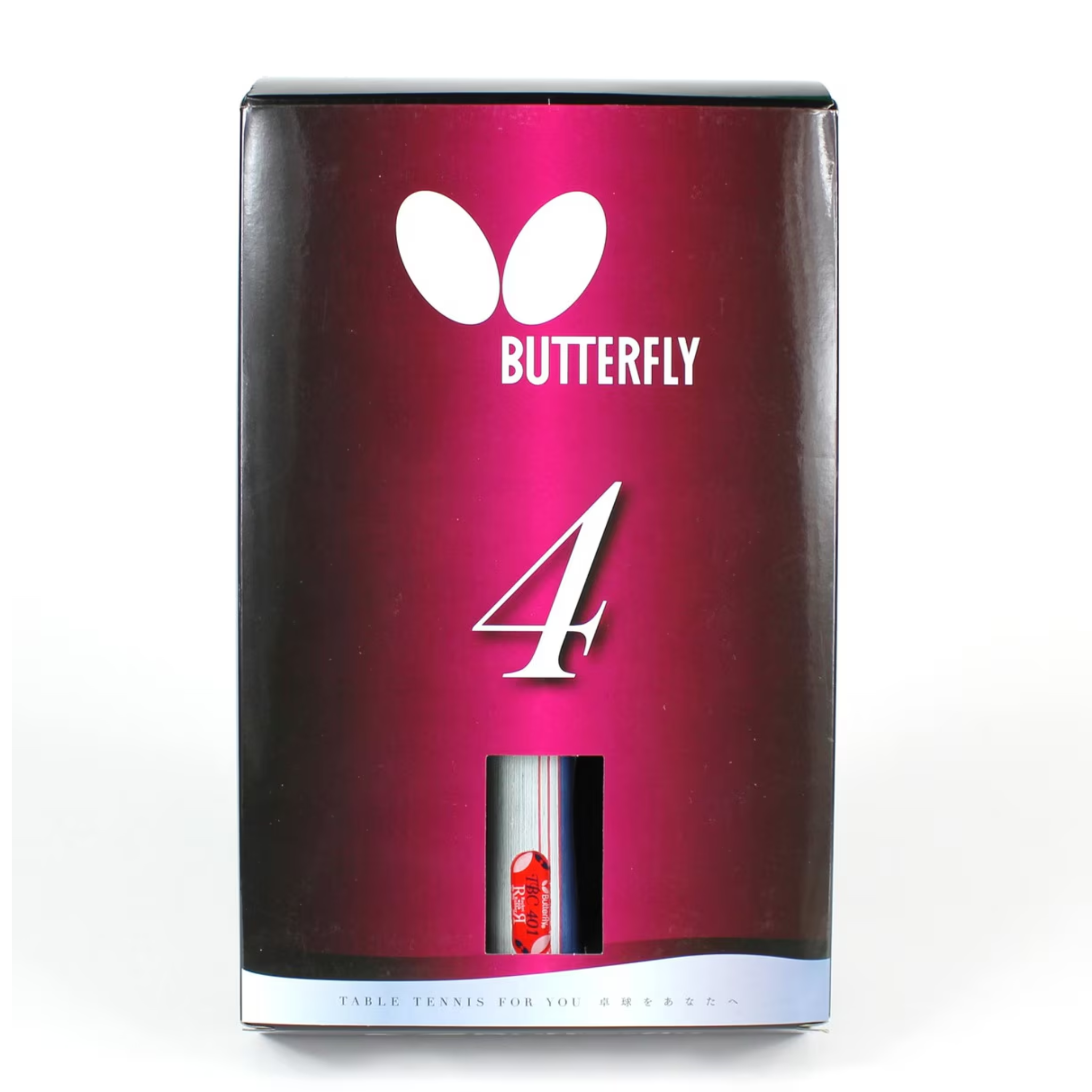 Butterfly Shakehand BTY 401 FL Table Tennis Racket Set - Professional Ping Pong Paddle with Case for Indoor & Outdoor Play