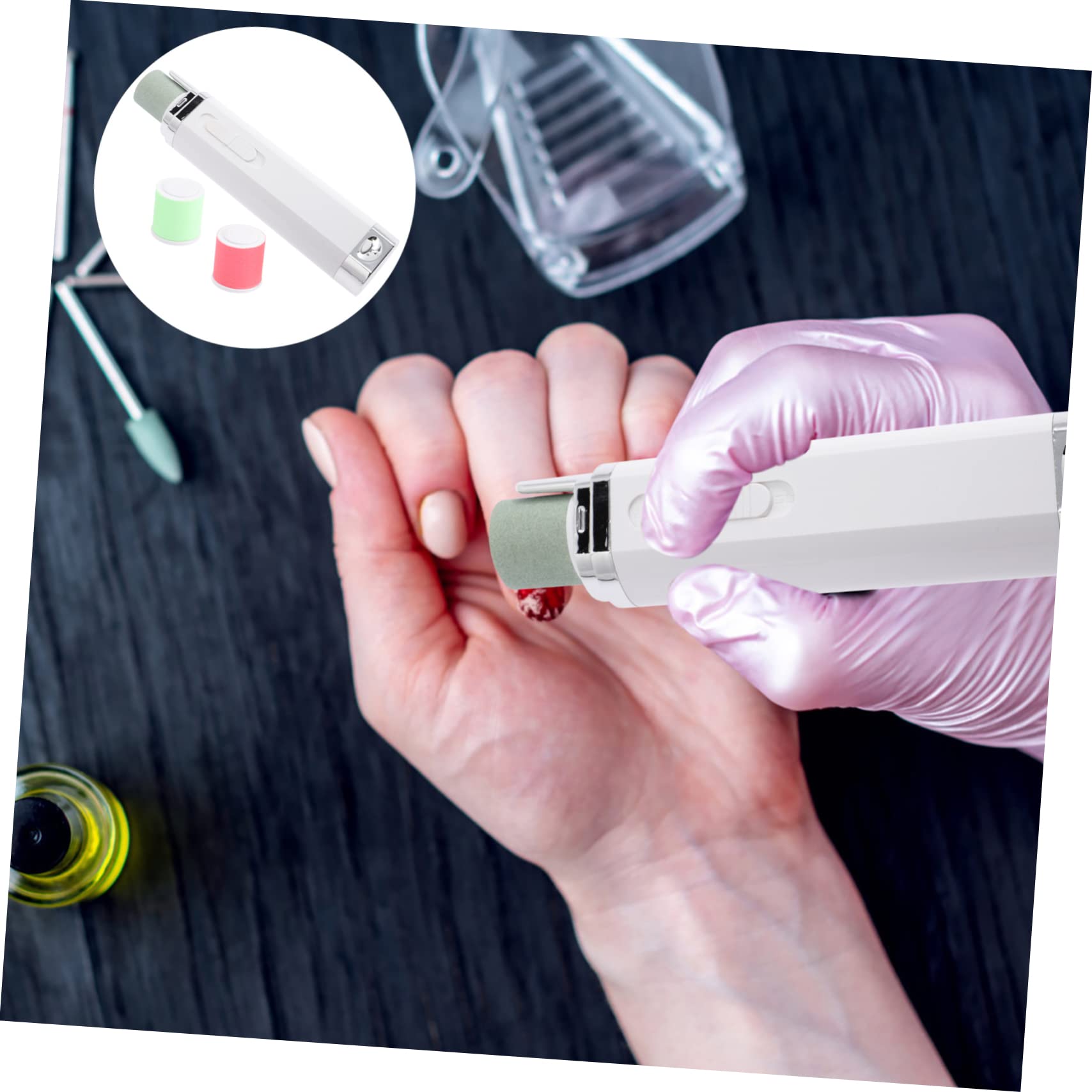 Beavorty Professional Electric Nail Drill Machine - Portable Manicure Tool for Acrylic Nails, Nail Polishing & Filing | Perfect for Home Salon, Nail Art & DIY Nail Care