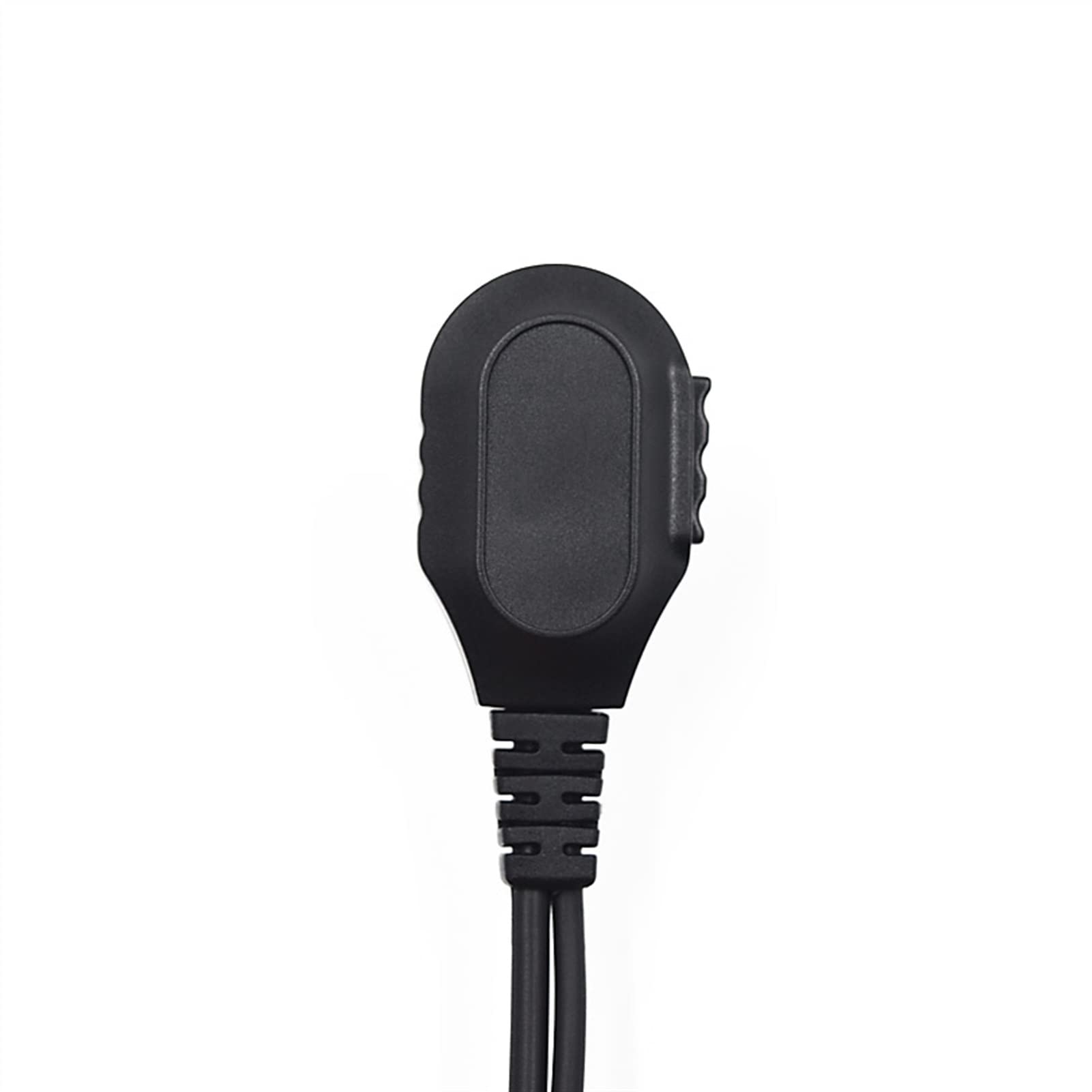 BMINO Adjustable Monitor Arm with Microphone Receiver & PTT Headset - Compatible with Motorola Walkie-Talkies for Office, Security, and Event Communication