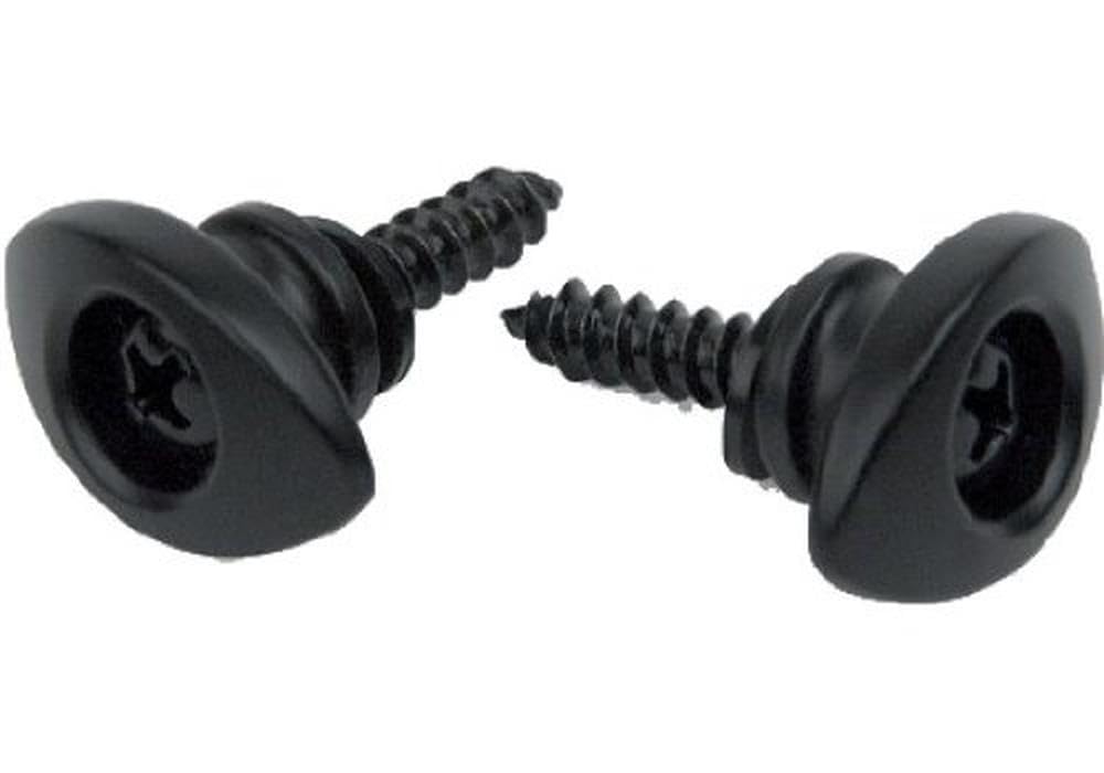 D'Addario Elliptical End Pins for Acoustic Guitars - Premium Black Replacement Bridge Pins - Perfect for Guitar Maintenance & Sound Enhancement