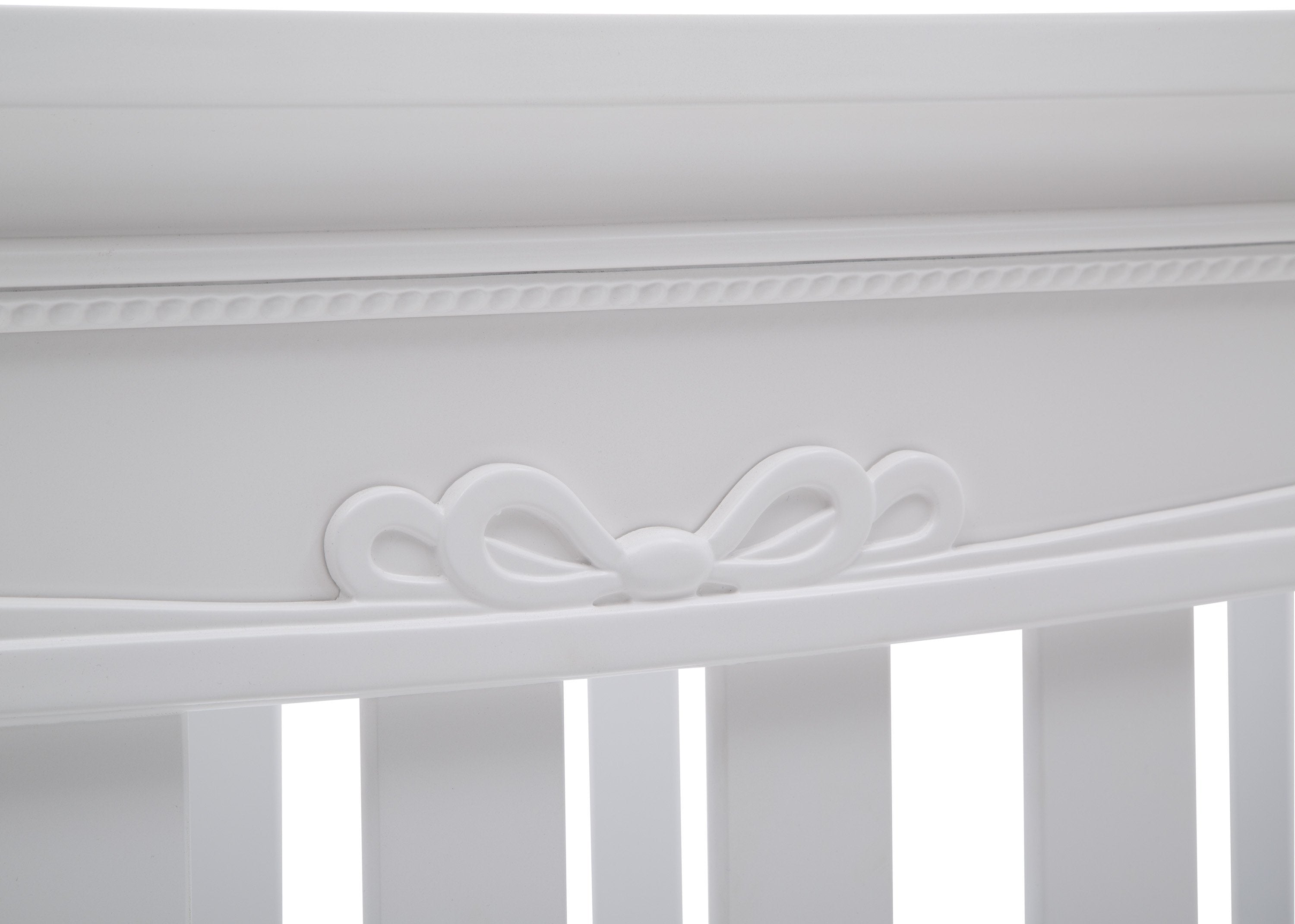 Fairytale 5-in-1 Convertible Baby Crib with Conversion Rails - Nursery to Toddler Bed Transition for Growing Kids