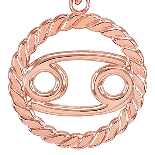 14k Rose Gold Cancer