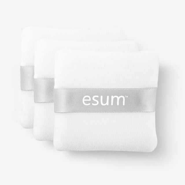 ESUM Pro Makeup Finishing Puff 3-Pack - Soft Blending Sponge for Foundation, Powder & Cream Cosmetics | Perfect for Everyday Makeup & Professional Makeup Artists