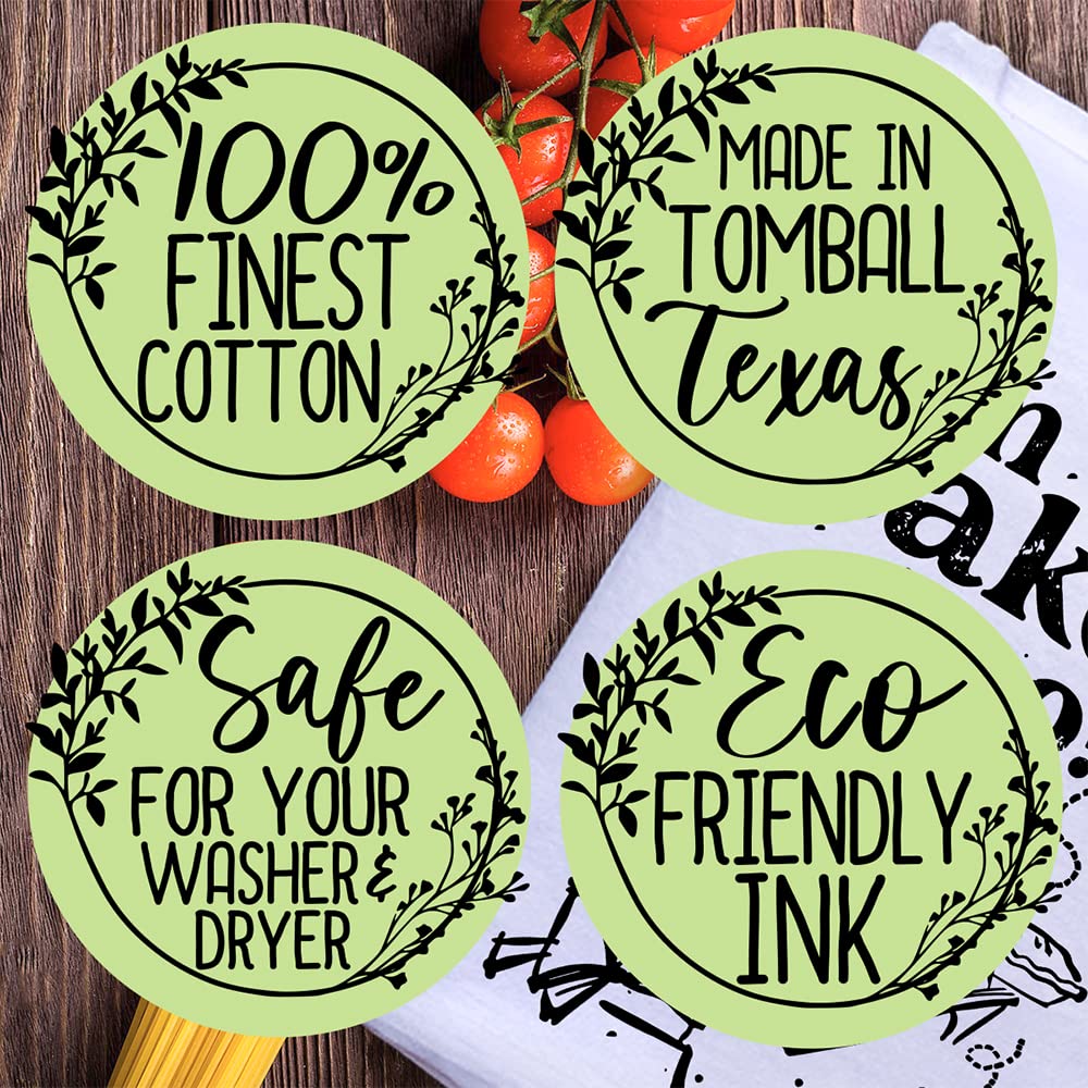 Funny Kitchen Tea Towels with Sayings - 'I'm Baked Too' Humorous Dish Towels - Cute Multi-Use Kitchen Towels for Housewarming Gifts & Women - Perfect for Cooking, Baking, and Decorating Your Kitchen