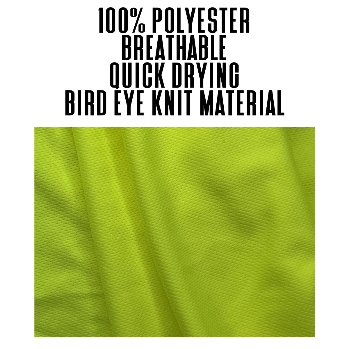 High Visibility Safety Shirts for Men - Reflective Construction Work Shirts with Breathable Fabric - OSHA Compliant Workwear for Road Crews, Night Shifts & Hazardous Job Sites