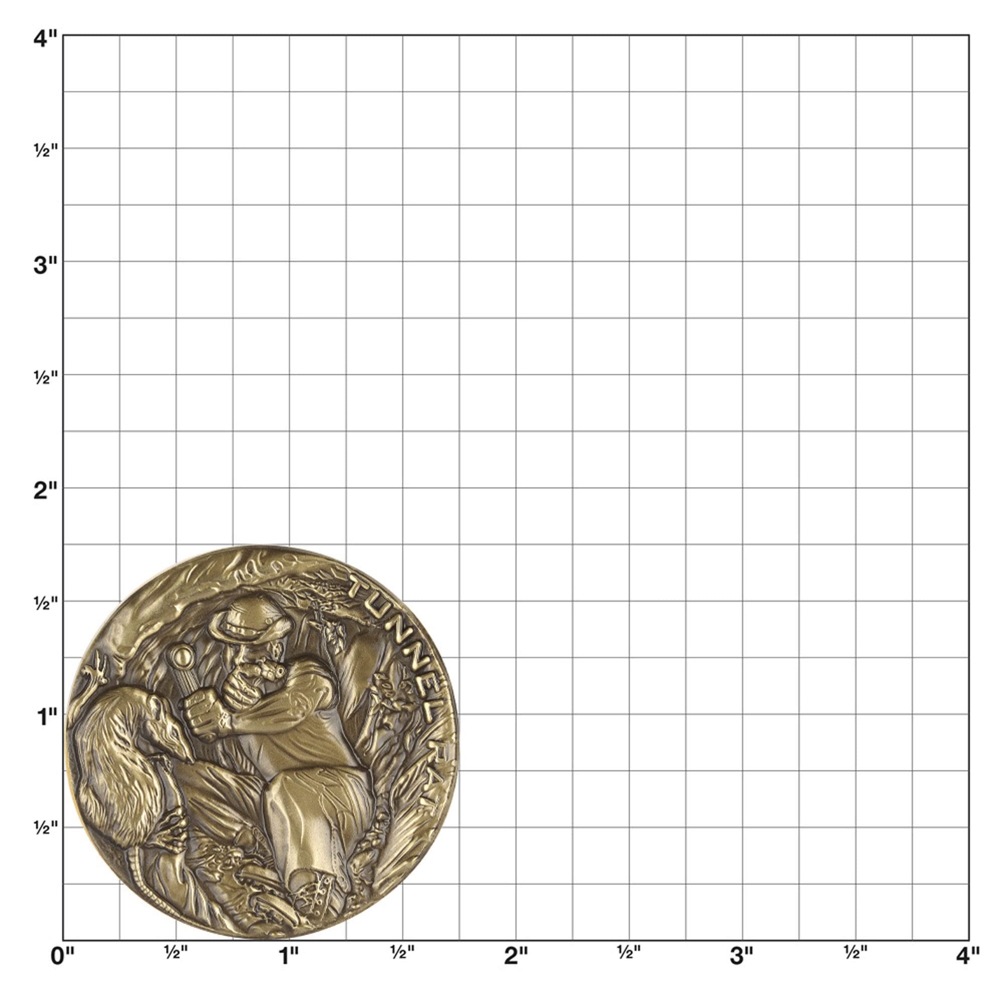 MEDALS OF AMERICA EST. 1976 - Vietnam War Tunnel Rat Challenge Coin - Military Collectible Gift for Veterans & History Enthusiasts - Perfect for Display, Commemoration & Military Memorabilia Collections