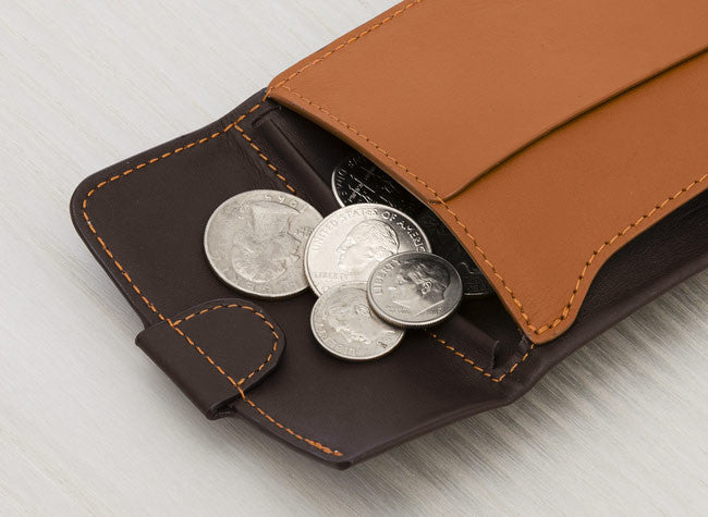 Bellroy Coin Fold Wallet - Slim RFID Blocking Leather Wallet for Men & Women | Perfect for Travel, Everyday Use & Minimalist Lifestyle