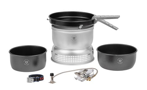 25-Piece 5 QT UL Certified Non-Stick Cookware Set - Perfect for Camping, Hiking & Outdoor Cooking Adventures