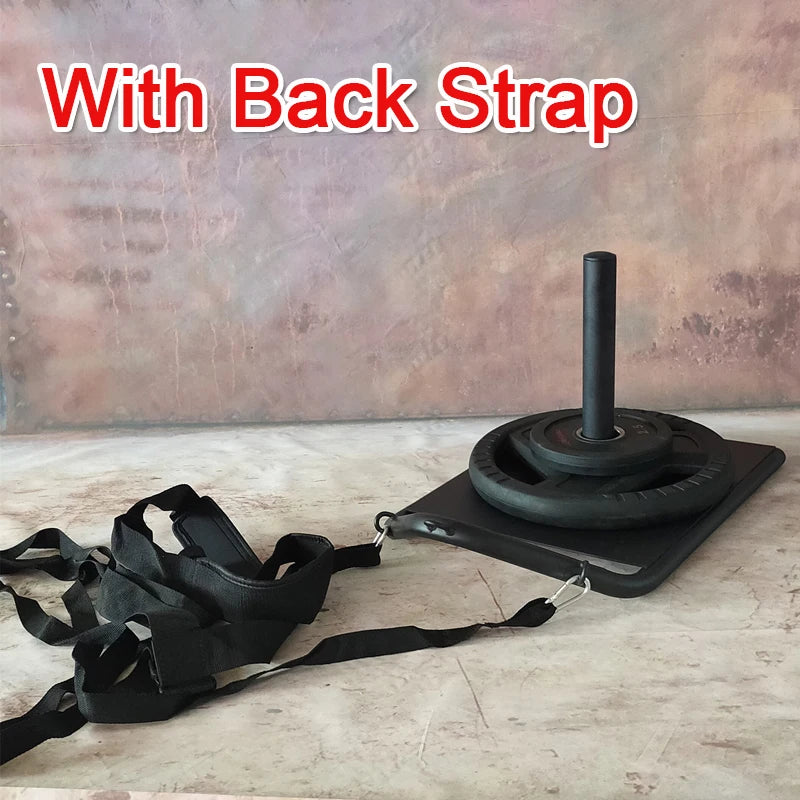 Best Heavy Duty Weight Sled for Outdoor Fitness Training - Adjustable Shoulder Strap Home Gym Equipment for Strength & Conditioning - Perfect for Football, CrossFit, and Backyard Workouts