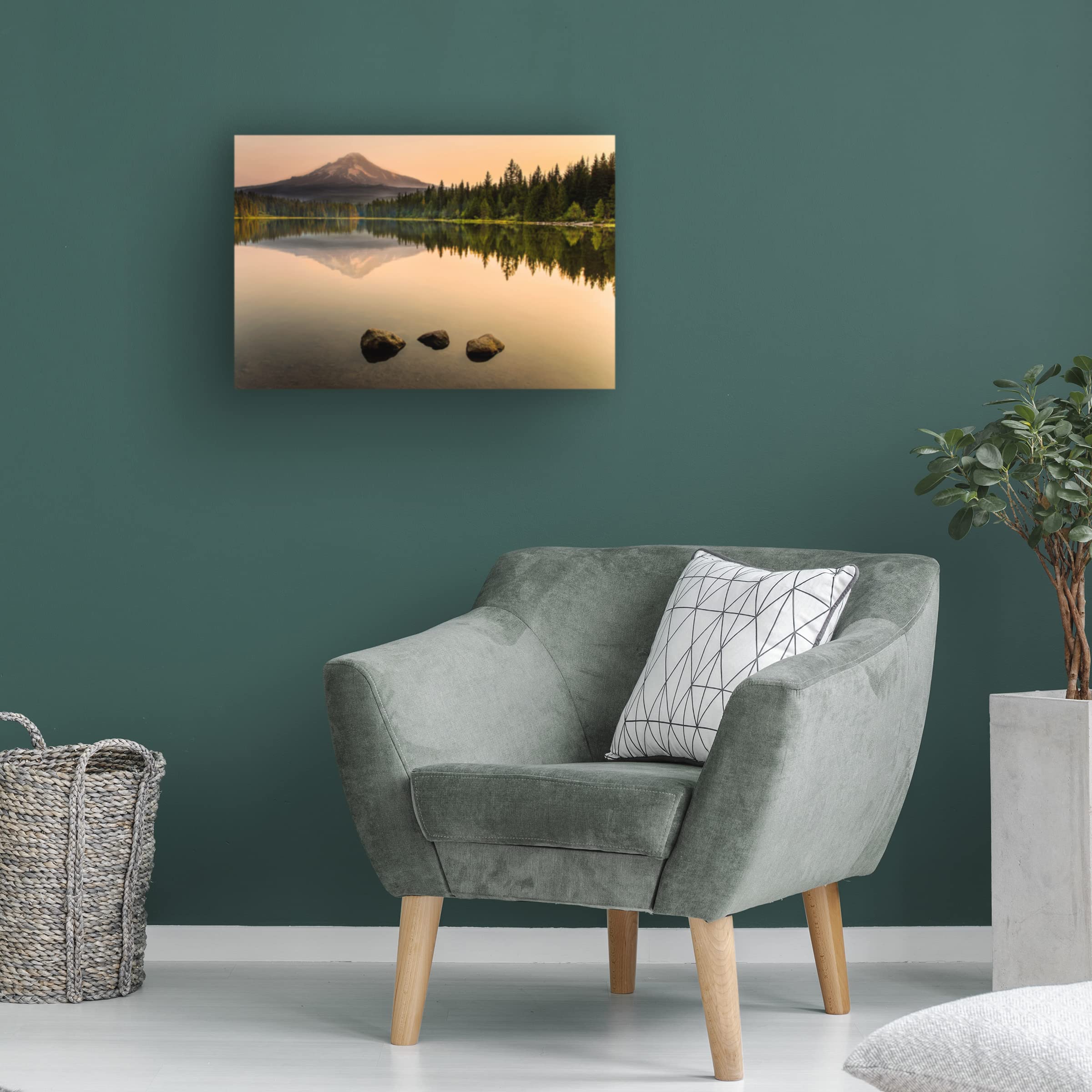 Trademark Fine Art 'Mirror' Canvas Wall Art by Dora Artemiadi - Modern Home Decor for Living Room, Bedroom & Office