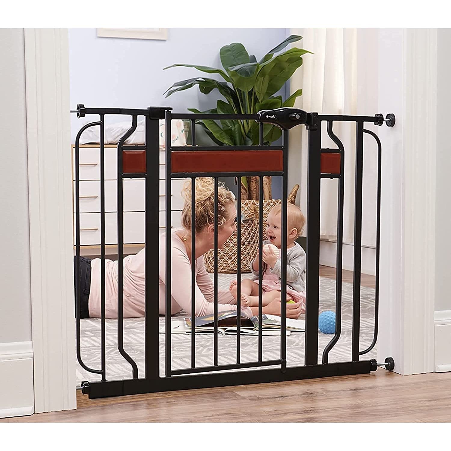 Regalo Extra Wide Walk-Through Safety Gate - 37
