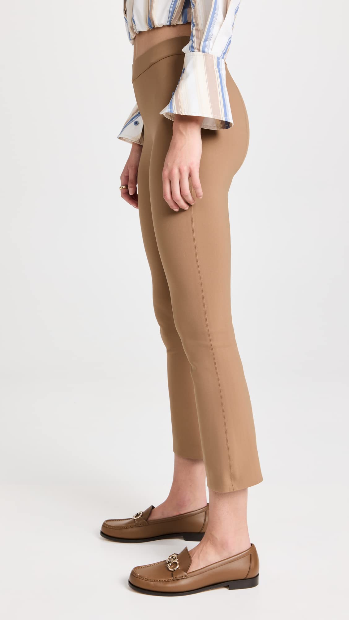 Theory Women's Slim Kick Pull-on Pants - Office & Travel Wear