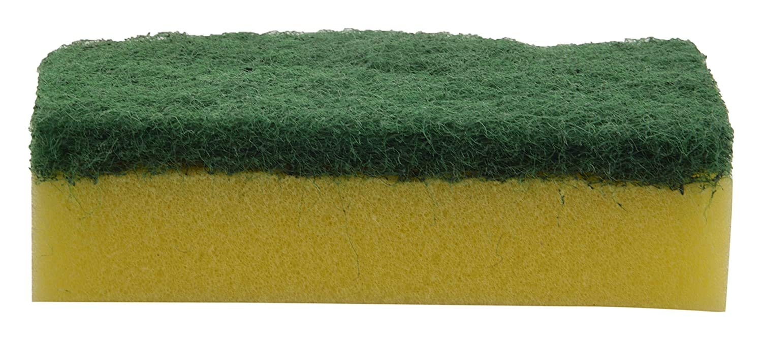 Macaw 2-in-1 Multipurpose Scrub Pad with Sponge - Non-Scratch Kitchen Scrubber for Dishes, Utensils, Tiles & Sinks (10 Pack) - Perfect for Daily Cleaning & Tough Stains